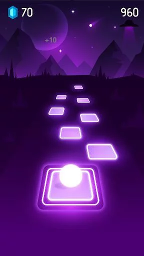 Изображение игры: Tiles Hop: Forever Dancing Ball