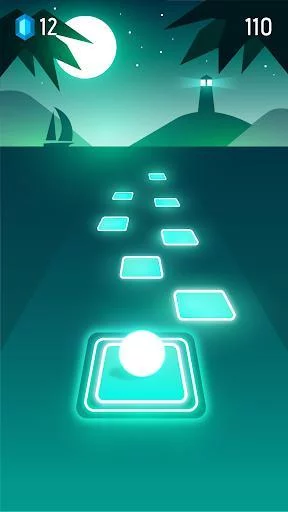 Изображение игры: Tiles Hop: Forever Dancing Ball