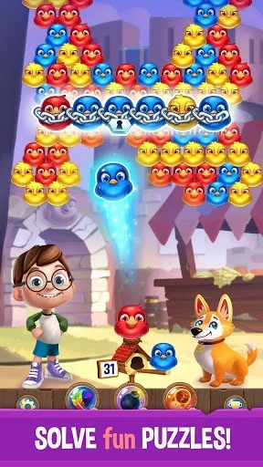 Изображение игры: Bubble Birds V - Color Birds Shooter