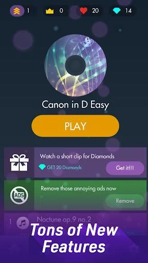 Изображение игры: Piano Solo - Classical Magic Game White Tiles 4