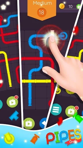 Изображение игры: Pipe Out