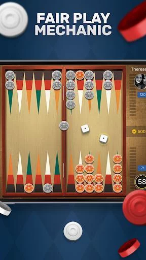 Изображение игры: Free Backgammon Go: Best online dice & board games