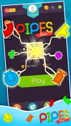 Изображение игры: Pipe Out