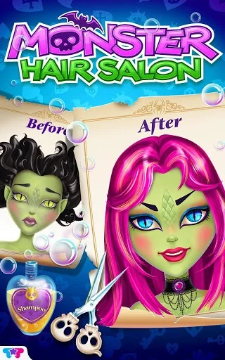 Изображение игры: Monster Hair Salon