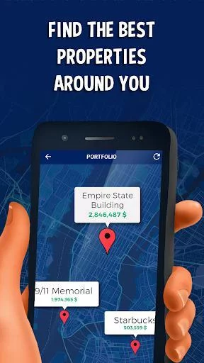 Изображение игры: Donut Trumpet Tycoon Realestate Investing Game