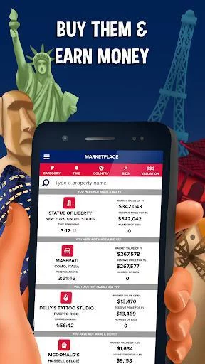 Изображение игры: Donut Trumpet Tycoon Realestate Investing Game