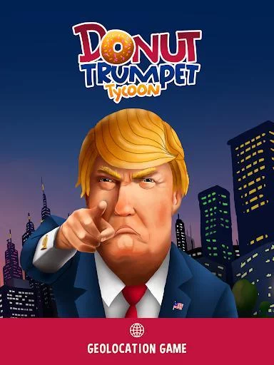 Изображение игры: Donut Trumpet Tycoon Realestate Investing Game