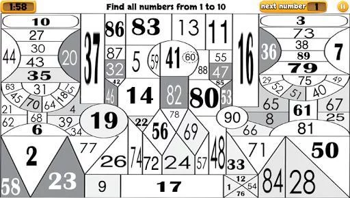 Изображение игры: 90 numbers