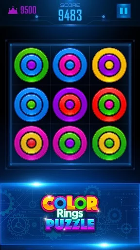 Изображение игры: Color Rings Puzzle