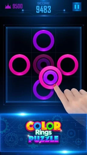 Изображение игры: Color Rings Puzzle