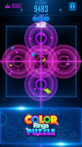 Изображение игры: Color Rings Puzzle