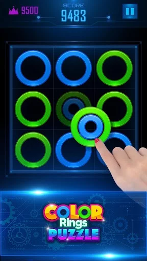 Изображение игры: Color Rings Puzzle