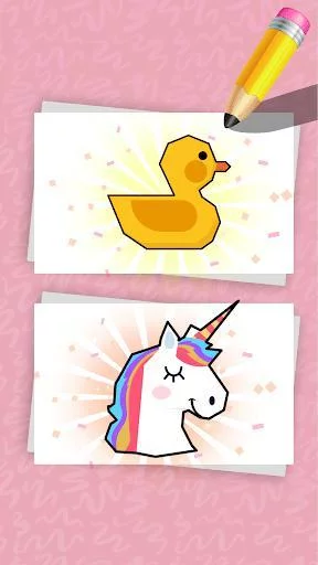 Изображение игры: Pixel Art, Low Poly Art Puzzle - Color by Line