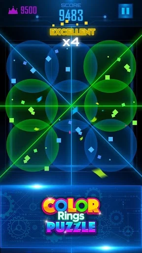 Изображение игры: Color Rings Puzzle