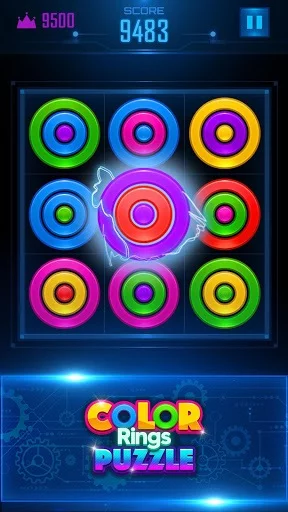 Изображение игры: Color Rings Puzzle