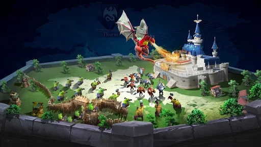 Изображение игры: Kingdom of Dragon - Fantasy Castle