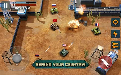 Изображение игры: Tank Battle Heroes: World of Shooting