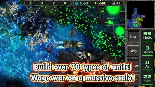 Изображение игры: Land Air Sea Warfare RTS