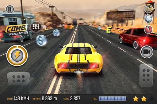 Изображение игры: Road Racing: Highway Car Chase
