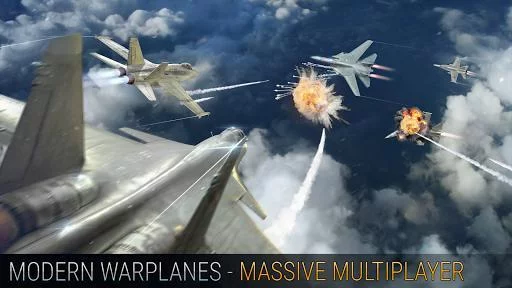 Изображение игры: Modern Warplanes: Thunder Air Strike PvP warfare