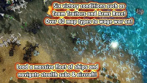 Изображение игры: Land Air Sea Warfare RTS