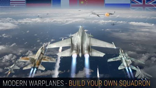 Изображение игры: Modern Warplanes: Thunder Air Strike PvP warfare