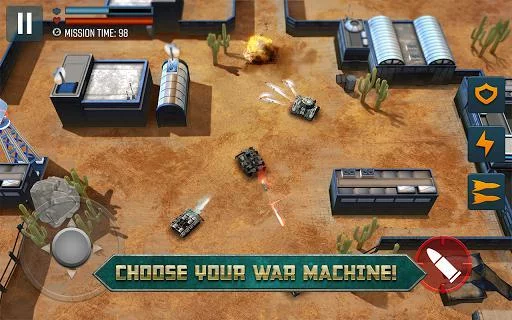 Изображение игры: Tank Battle Heroes: World of Shooting