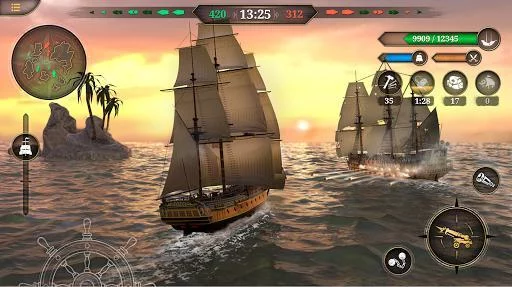 Изображение игры: King of Sails ⚓ Royal Navy