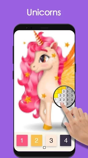 Изображение игры: Pixel Art: Color by Number Sandbox Coloring Game