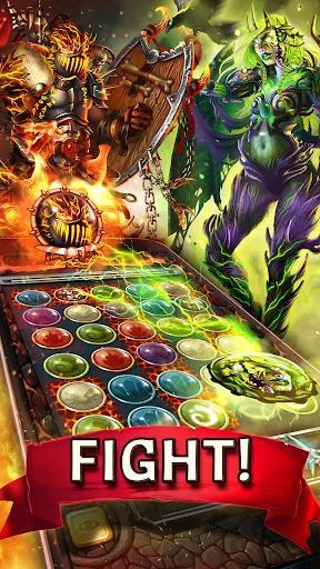 Изображение игры: Heroes of Magic: Match 3 Puzzle RPG Games