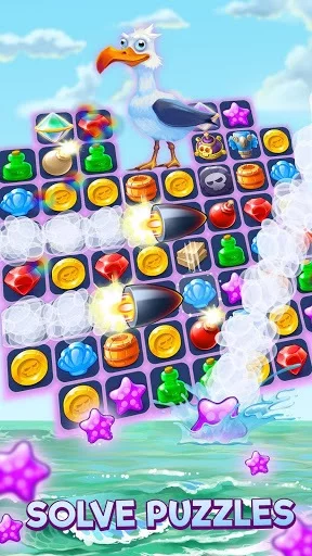 Изображение игры: Pirates & Pearls: A Treasure Matching Puzzle