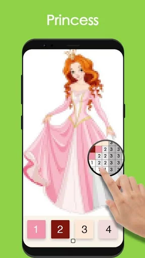 Изображение игры: Pixel Art: Color by Number Sandbox Coloring Game