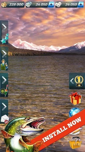 Изображение игры: Let's Fish: Sport Fishing Games. Fishing Simulator