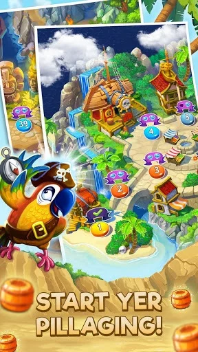 Изображение игры: Pirates & Pearls: A Treasure Matching Puzzle