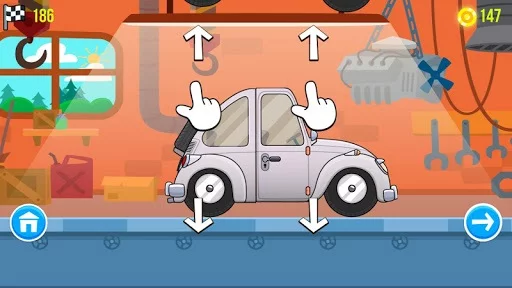 Изображение игры: Kids race