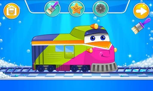 Изображение игры: Train Wash