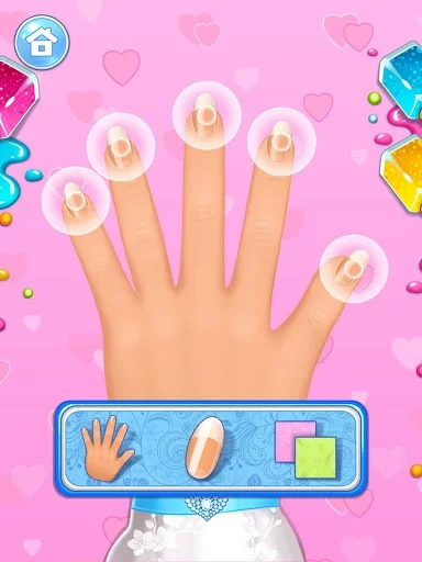 Изображение игры: Kids nail salon