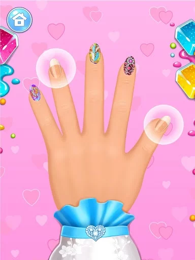 Изображение игры: Kids nail salon