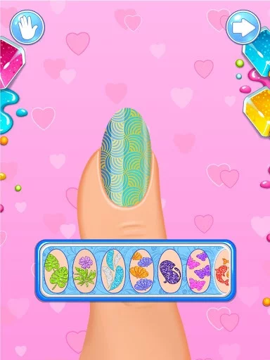 Изображение игры: Kids nail salon
