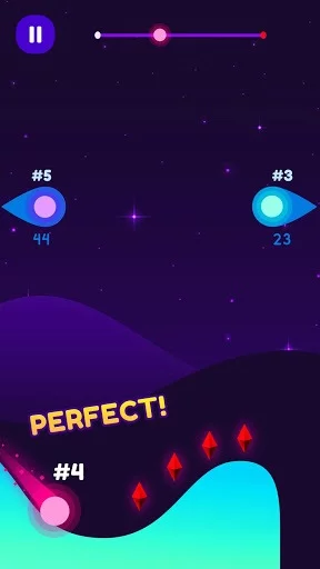 Изображение игры: Hill Racer-Fly & Run the Ball