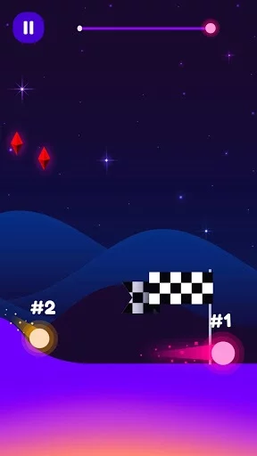 Изображение игры: Hill Racer-Fly & Run the Ball