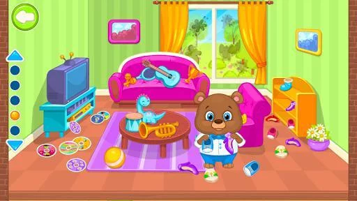 Изображение игры: Cleaning the house