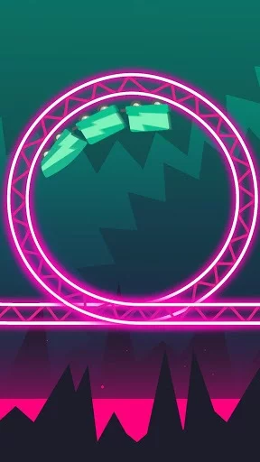 Изображение игры: Rollercoaster Dash - Rush and Jump the Train!