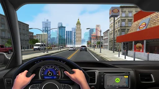 Изображение игры: Drive Traffic Racing
