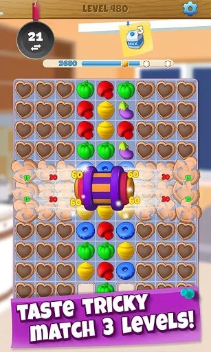 Изображение игры: Wonder Chef: Match-3 Puzzle Game