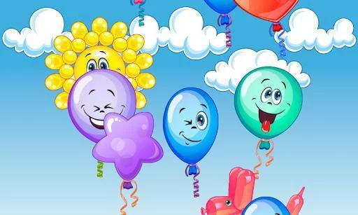 Изображение игры: Balloons for kids