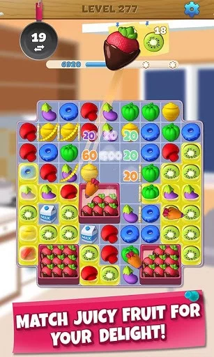 Изображение игры: Wonder Chef: Match-3 Puzzle Game