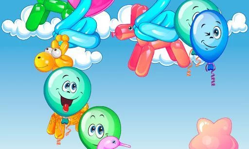 Изображение игры: Balloons for kids