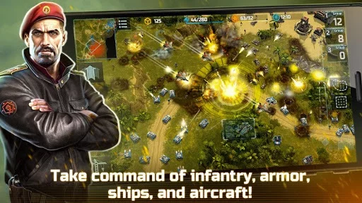 Изображение игры: Art of War 3: PvP RTS modern warfare strategy game