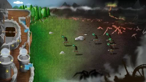 Изображение игры: Grim Defender - Castle & Tower Defense